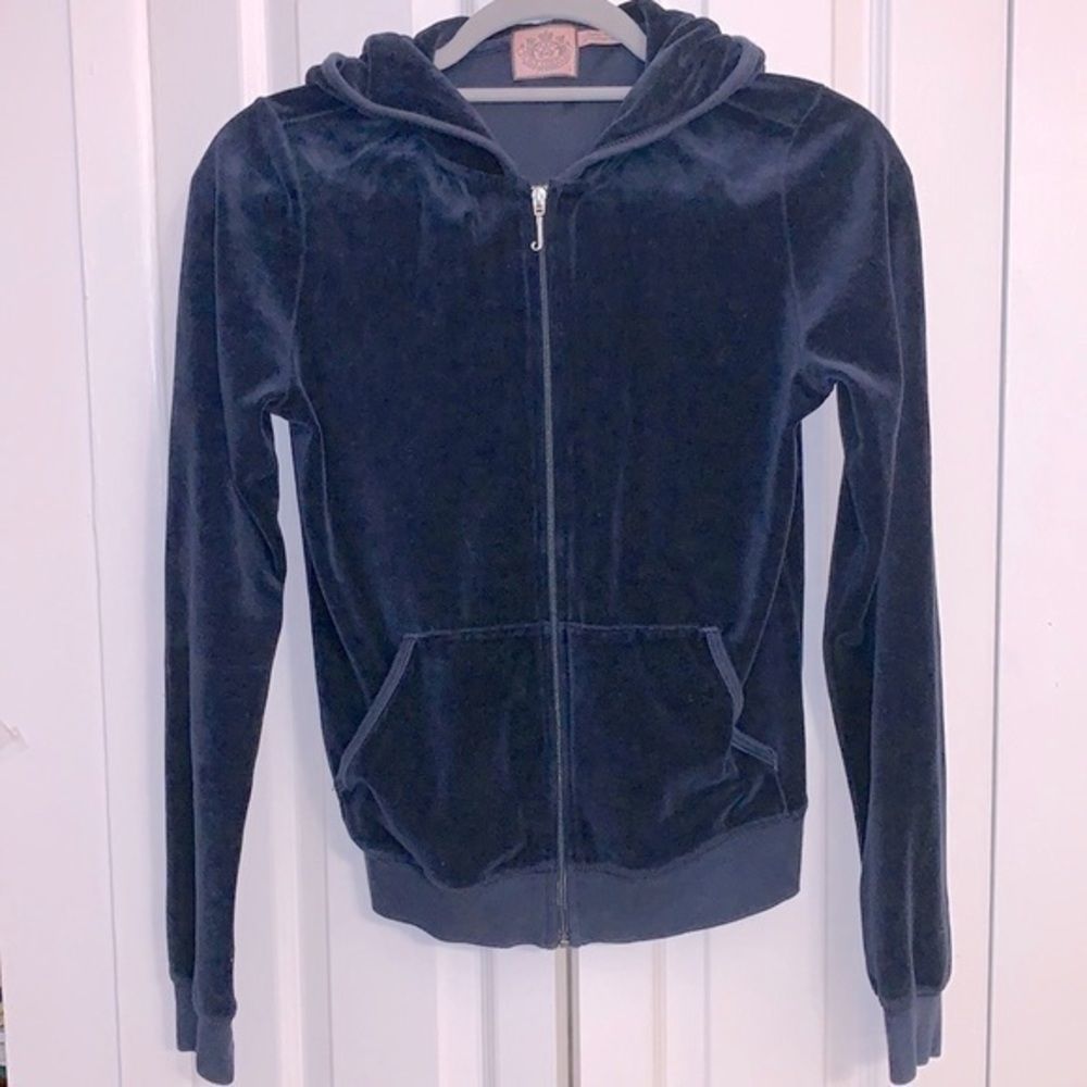 Juicy Couture Velour Zip Up Hoodie